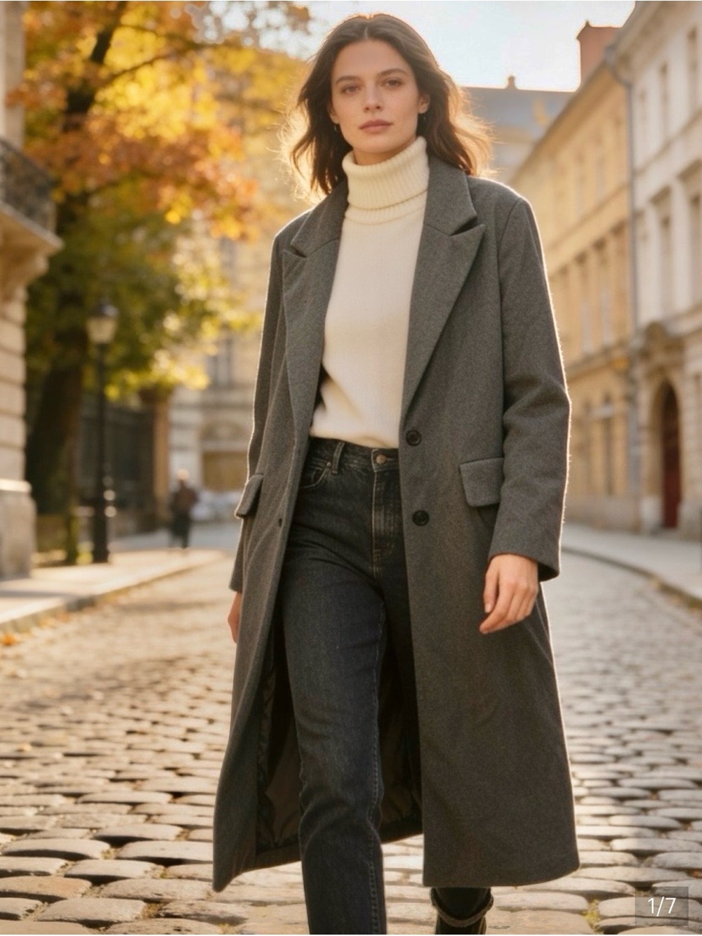 “A New Day” size Medium Women’s Dark Gray Long Coat-NWT